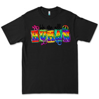 Black we are all human Premium Tee - FaDigitalArtStudio