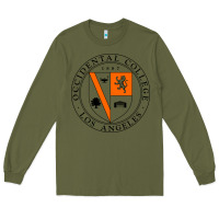 Army Green occidental college Long Sleeve Tee - artisFamous