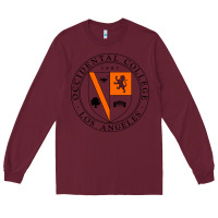 Burgundy occidental college Long Sleeve Tee - artisFamous