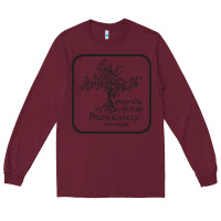 Burgundy pitzer college seal, cali Long Sleeve Tee - artisFamous