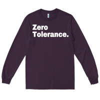 Plum zero tolerance Long Sleeve Tee - artisFamous