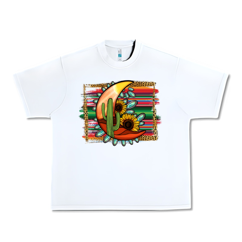 Turquoise Desert Moon Serape Background Urban Heavy Tee by Jasminsmagicworld | Teevron