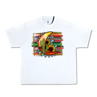 White turquoise desert moon serape background Urban Heavy Tee - Jasminsmagicworld
