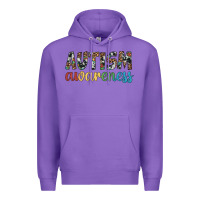 Purple autism awareness Premium Hoodie - Artiststas