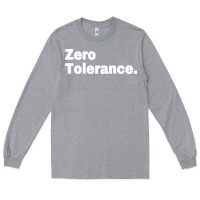 Heather Grey zero tolerance Long Sleeve Tee - artisFamous