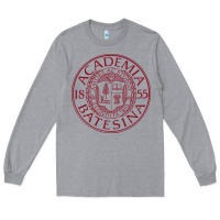 Heather Grey seal bates college Long Sleeve Tee - artisFamous