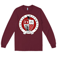 Burgundy seattle university Long Sleeve Tee - artisFamous