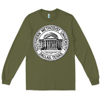 Army Green southern methodist university Long Sleeve Tee - artisFamous