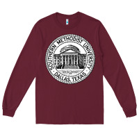 Burgundy southern methodist university Long Sleeve Tee - artisFamous