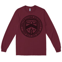 Burgundy southwestern university Long Sleeve Tee - artisFamous