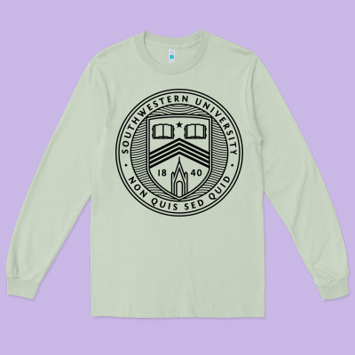 Southwestern University Long Sleeve Tee Designed By Artisfamous