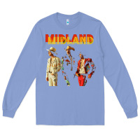 Colony Blue midland Long Sleeve Tee - artisFamous