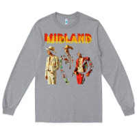 Heather Grey midland Long Sleeve Tee - artisFamous