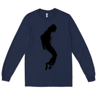 Navy michael jackson Long Sleeve Tee - artisFamous