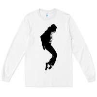 White michael jackson Long Sleeve Tee - artisFamous