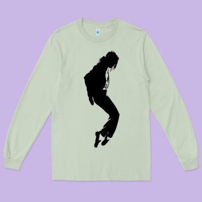 Michael Jackson Long Sleeve Tee Designed By Artisfamous