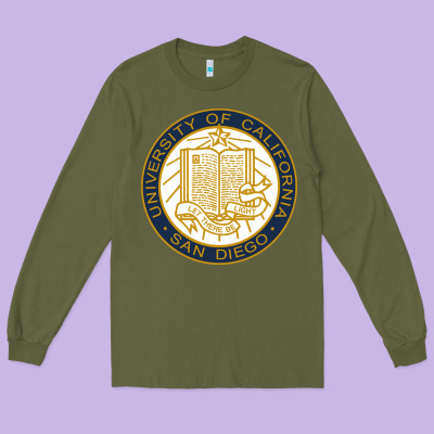 University Of California, San Diego Long Sleeve Tee Designed By Artisfamous