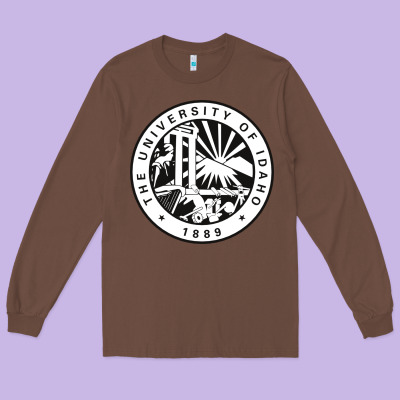 University Of Idaho Long Sleeve Tee Designed By Artisfamous