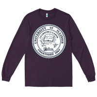 Plum university of illinois Long Sleeve Tee - artisFamous