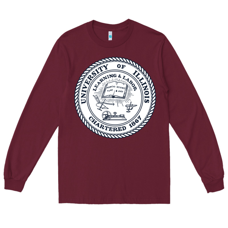 University Of Illinois Long Sleeve Tee by artisFamous | Teevron