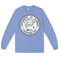 Colony Blue university of illinois Long Sleeve Tee - artisFamous