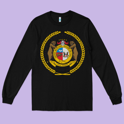 University Of Central Missouri Long Sleeve Tee Designed By Artisfamous