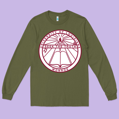 University Of Louisiana At Monroe Long Sleeve Tee Designed By Artisfamous