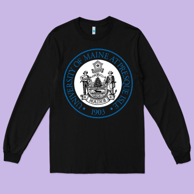 University Of Maine At Presque Isle Long Sleeve Tee Designed By Artisfamous