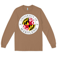 Toasted Coconut university of maryland Long Sleeve Tee - artisFamous