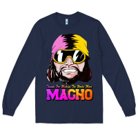 Navy randy wrestler Long Sleeve Tee - artisFamous