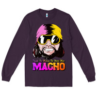 Plum randy wrestler Long Sleeve Tee - artisFamous