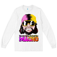 White randy wrestler Long Sleeve Tee - artisFamous
