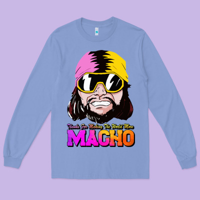 Randy Wrestler Long Sleeve Tee Designed By Artisfamous