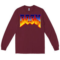 Burgundy doom video game Long Sleeve Tee - artisFamous