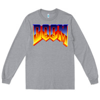 Heather Grey doom video game Long Sleeve Tee - artisFamous