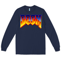 Navy doom video game Long Sleeve Tee - artisFamous