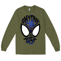 Army Green anyone can wear the mask Long Sleeve Tee - artisFamous