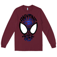 Burgundy anyone can wear the mask Long Sleeve Tee - artisFamous