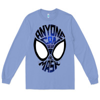 Colony Blue anyone can wear the mask Long Sleeve Tee - artisFamous