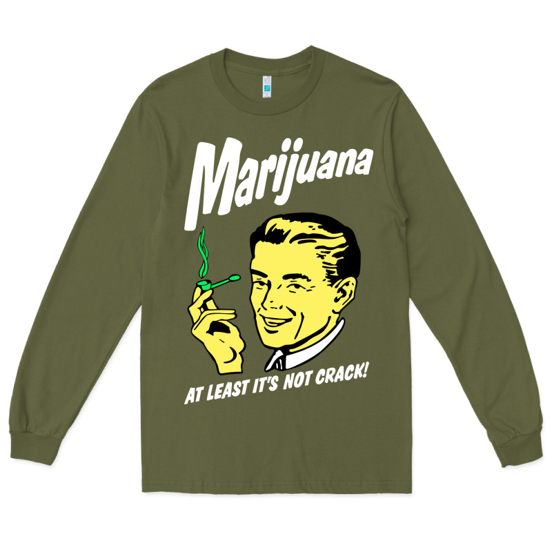 Smoking Marijuana Long Sleeve Tee by artisFamous | Teevron
