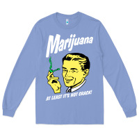 Colony Blue smoking marijuana Long Sleeve Tee - artisFamous