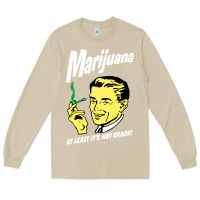 Mushroom smoking marijuana Long Sleeve Tee - artisFamous