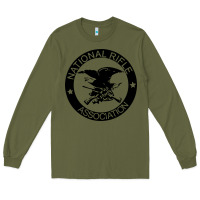 Army Green national rifle association Long Sleeve Tee - artisFamous