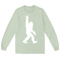 Matcha funny bigfoot rock and roll t shirt for sasquatch believers Long Sleeve Tee - artisFamous