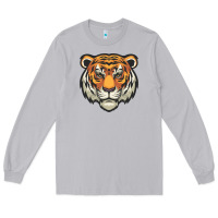 Tiger Vector Face Long Sleeve Tee | Teevron