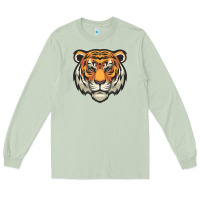 Matcha tiger vector face Long Sleeve Tee - artisFamous