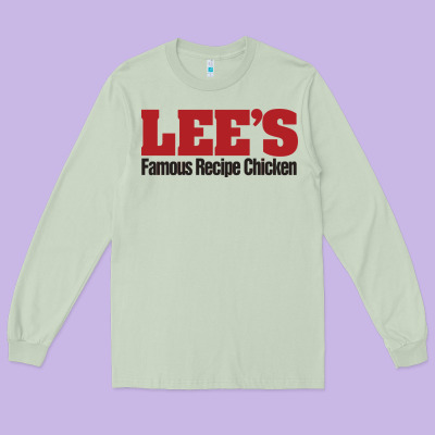 Lee's Famous Resto Long Sleeve Tee Designed By Artisfamous