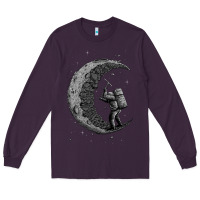 Plum digging the moon Long Sleeve Tee - artisFamous