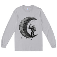 Moon Dust digging the moon Long Sleeve Tee - artisFamous