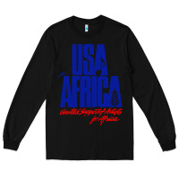 Black USA Long Sleeve Tee - artisFamous